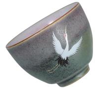 SHINEOFI Taza de Té de Cerámica Esmaltada al Horno Pequeña sin Asa para Té Matcha y Kung Fu, Taza Tradicional Asiática Artesanal para Degustación y Uso en Casa U Oficina