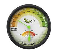SHINEOFI Termómetro Para Terrario De Reptiles Higrotermógrafo Doble Medidor De Temperatura Y Humedad Para Cajas De Gecko Tortuga Y Lagarto Uso En Criaderos Y Espacios Interiores 2.91 X 2.91 X 0.86 in