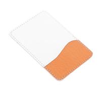 SHINEOFI Titular De La Tarjeta del Teléfono Móvil Tarjetero con Bolsillo para Teléfono Titular De La Tarjeta De Crédito del Teléfono Soporte para Tarjeta De Teléfono Celular PU Light Brown