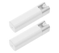 SHINEOFI Tope para Cordón de Persiana Enrollable Tirador de Plástico Plateado de 55g 2 Piezas Peso Antideslizante para Cortinas y Manijas Accesorio de Reparación para Persianas