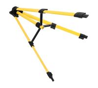 SHINEOFI Trípode de Burbuja para 1,2 M para Profesionales, Acero Resistente con Varillas de Nailon, Soporte Ajustable para Topografía y Construcción, Color Amarillo