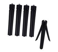 SHINEOFI Trípode Plegable para Teléfono y Cámara DSLR Portátil, Mini Tamaño Tornillo 1/4, Soporte Multifuncional para Vídeo, Transmisión y Fotografía Mesa, Compacto y Ligero, Paquete De 5 Unidades