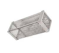 SHINEOFI Tubo Ahumador de Acero Inoxidable para Parrilla Compatible con Barbacoas Eléctricas Gas Accesorio para Ahumar Frío y Caliente para Pellets de Madera