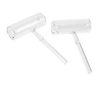 SHINEOFI Tubo de Sublimación de Yodo para Aplicaciones Químicas y Experimentos Físicos, Material Sintético, sin Fugas Laterales, Fácil Observación del Fenómeno de Sublimación, Paquete de 2