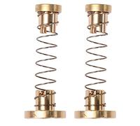 SHINEOFI Tuercas de Cobre T8 para Impresora 3d, 2 Piezas, Paso 2mm y Avance 8mm, Resorte Antirretroceso, Accesorio para Tornillo de Avance y Eliminación de Espacios, Compatibles Impresoras