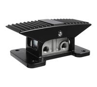 SHINEOFI Válvula de Pedal Neumática Momentánea de Tres Posiciones y Cinco Vías, Carcasa de Aleación de Zinc Superficie Horneada, Área Antideslizante Grande, Control Manos Libres