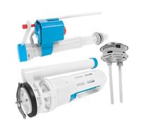 SHINEOFI Válvula Vater Botón Cisterna Roca Válvula Entrada Agua Drenaje Accesorio WC