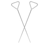 SHINEOFI Varilla de Acero Inoxidable para Laboratorio 2 Piezas Esparcidor Celular Triangular para Placas de Petri Herramienta Precisa para Cultivo Celular y Experimentos Científicos