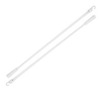 SHINEOFI Varilla de Fibra de Vidrio para Persianas Verticales 42-48 CM 2 Piezas Barra de Inclinación Blanca con Gancho para Control y Apertura de Cortinas Repuesto Práctico para Hogar