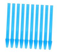 SHINEOFI Varillas de Molienda con Tapa Plana para Tubos de Microcentrífuga 100 de 1,5 Ml de Plástico Azul Reutilizables y Diseño Ergonómico para Almacenamiento y Procedimientos