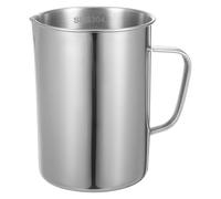 SHINEOFI Vaso de Precipitados de Acero Inoxidable con Graduación Precisa Resistente Inoxidable para Laboratorio y Química para Mediciones Exactas Experimentos Científicos