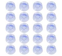 SHINEOFI Ventosas Antideslizantes Transparentes para Mesa de Centro de Vidrio 20 Unidades Doble Cara 35 X 35 CM Protectores para Muebles y Parachoques de Cristal