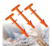 SHINETEC Herramientas de extracción de glúteos - Accesorios de apósito de Granja de Ciervos para la Limpieza Anal de Animales Grandes y Ganado, 3 Piezas