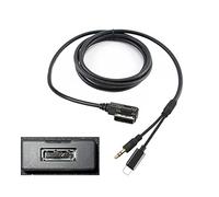 SHINETEC MMI MDI Aux Charing Cable Adaptador de AUD-io 3,5 mm para Merced-ES Ben-z, Compatible con IP 14 13 12 11 Pro MAX XS MAX XR