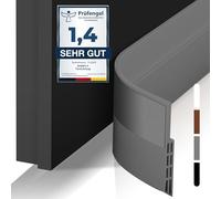 shinfly Burlete para Puerta, Burlete Autoadhesivo para Puerta, Burlete Insonorizado, para Puertas, 5 cm x 400 cm (Gris)