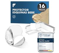 shinfly Protector Esquinas Bebe Esquineras Protectoras Bebe, 16 Rund + Ángulo Recto Protector Esquinas Muebles, Fuerte Adhesión Protege Bebe, niños de Lesiones para Muebles Cantoneras