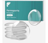 shinfly Topes de Puerta de Silicona Transparentes, 6 Piezas Protectores de Pared Autoadhesivos de 40x9mm, Amortiguadores de Manillas Invisibles para Puertas, Frigoríficos y Ventanas