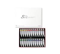 ShinHan Juego profesional de pintura para acuarela SWC de 24 colores, tubo de 15 ml
