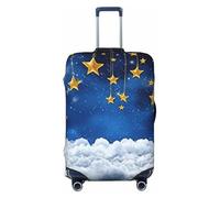 Shining Little Stars - Funda elástica para equipaje de viaje, protector de maleta, funda de equipaje con impresión antiarañazos, Black, M