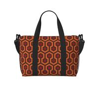 Shining Overlook - Bolsas de lona ligeras Oxford para viajes, bolsas de viaje para mujeres, ideales para gimnasio y hombres, Black, Talla única
