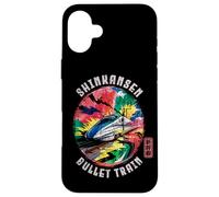 Shinkansen Bullet Train Japón Kanji Anime Otaku Souvenir Carcasa para iPhone 16 Plus