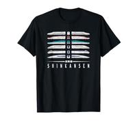 Shinkansen Bullet Train Series Japonés Kanji Japón Camiseta