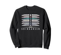 Shinkansen Bullet Train Series Japonés Kanji Japón Sudadera