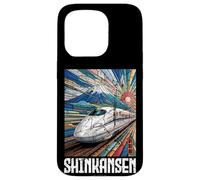 Shinkansen Japón Bullet Train Anime Japanese Kanji Souvenir Carcasa para iPhone 15 Pro