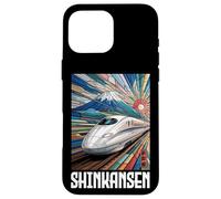 Shinkansen Japón Bullet Train Anime Japanese Kanji Souvenir Carcasa para iPhone 16 Pro MAX