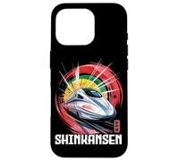 Shinkansen Japón Bullet Train Retro Japanese Kanji Souvenir Carcasa para iPhone 16 Pro
