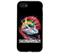 Shinkansen Japón Bullet Train Retro Japanese Kanji Souvenir Carcasa para iPhone SE (2020) / 7 / 8