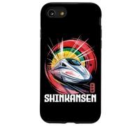 Shinkansen Japón Bullet Train Retro Japanese Kanji Souvenir Carcasa para iPhone SE (2020) / 7 / 8