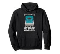 Shinkansen - Tren bala japonés, recuerdo kanji japonés Sudadera con Capucha