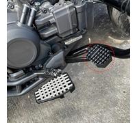 SHINKXMT de motocicleta Compatible with Rebel CMX1100/DCT CMX1100A 2021 2022 2023 2024 2025 palanca de pedal de freno trasero ampliar extensión reposapiés extensor (Negro)