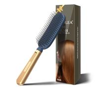 SHINLEA Cepillo Desenredante, Cepillo Masajeador del Cuero Cabelludo para Cabello Largo, Rizado, Ondulado, Seco o Dañado, Reduce la Rotura, Elimina los Nudos, Cepillo de Cerdas con Punta de Bola