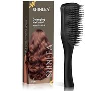 SHINLEA Cepillo Pelo Antitirones, Cepillo Desenredante Para Cabello Húmedo y Seco, Reduce La Rotura, Elimina Nudos, se Desliza a Través de Los Enredos Todo Tipo de Cabello