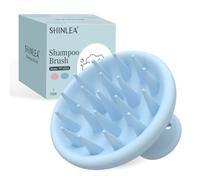 SHINLEA Masajeador del cuero cabelludo, cepillo de silicona para el crecimiento del cabello y masaje de la cabeza, cepillo suave del cuero cabelludo para eliminar la caspa, uso en seco y húmedo Azul