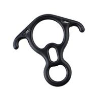 SHINLHUA Figuras 8 Descenso para un Uso fácil, Black | Recubrimiento resistente a la corrosión con descenso controlado para un entorno de montañismo seguro y operaciones