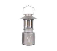 SHINLHUA LED de metal que ofrece base giratoria de 8000 mAh, carga perfecta para senderismo, hogar, lámpara de corte de energía