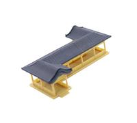 SHINLHUA Miniatura realista de edificio de galería de patio antiguo para amantes de la configuración pequeña y entusiastas del pasatiempo, modelo de paisaje en miniatura