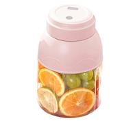 SHINLHUA Pequeña taza mezcladora inalámbrica con 18000 rotaciones, herramienta de procesamiento de metal para bebidas naturales, bebidas mezcladas y trituración de hielo, combinador de ABS ligero
