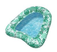 SHINLHUA Silla de piscina flotante de PVC grueso con red de aire para una comodidad fresca durante la temporada de descanso junto a la piscina, silla flotante inflable para piscina