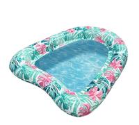 SHINLHUA Silla de piscina flotante de PVC grueso con red de aire para una comodidad fresca durante la temporada de descanso junto a la piscina, silla flotante inflable para piscina