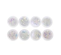 Shinning Nail Pearl Rub para uñas, color de joyería para polvo de concha, polvo de perlas, lentejuelas, polvo, joyería, resina, suministros para hacer joyas, moldes de fundición de arte fino, moldes