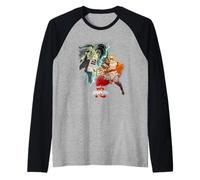 Shinobi: Arte de la Venganza - Lord Ruse VS Joe Musashi Camiseta Manga Raglan