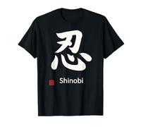 Shinobi Japanese Kanji Ninja & Bushido Anime & Artes Marciales Camiseta
