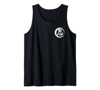 Shinobi japón Kanji Ninja Ninjutsu Arte marcial Zen Circle Camiseta sin Mangas