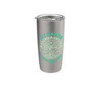 Shinrin Yoku Naturaleza Terapia Árbol Relajación Bosque Baño Vaso térmico de acero inoxidable de doble pared