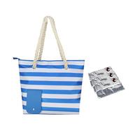 SHINROAD Bolsa de vino roja a prueba de fugas con boquilla oculta para playa, viajes, picnic, camping, lona aislada, eventos al aire libre, piscina, Blue, L