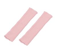 SHINROAD Calentadores de piernas, 1 par de calcetines de invierno estilo japonés, mangas JK, ajuste elástico, para fiestas, deportes, yoga, baile, acogedores, rosa claro, S
